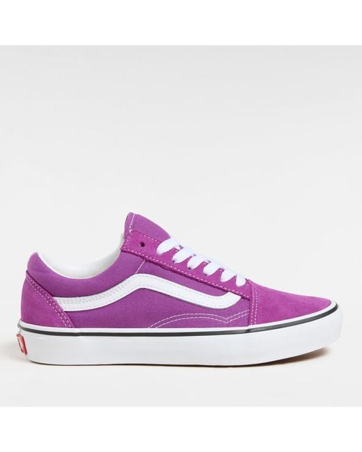 Vans Purple Old Skool Suede/Canvas Trainers