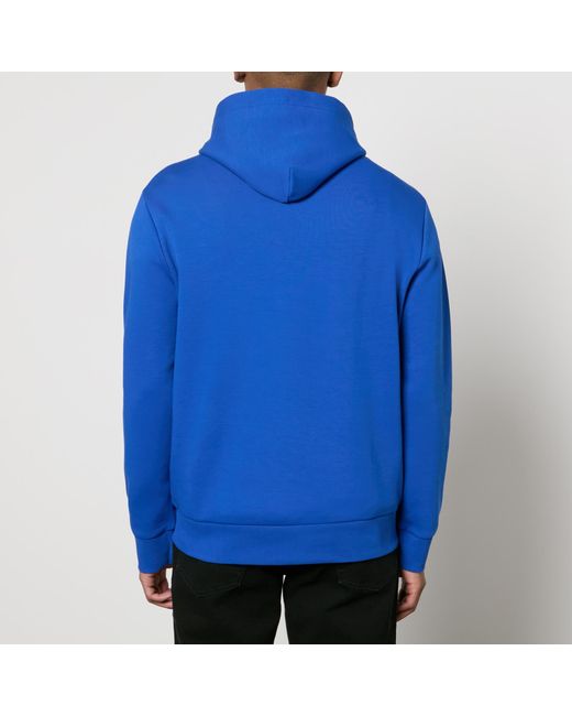 Polo Ralph Lauren Blue Cotton-blend Jersey Hoodie for men