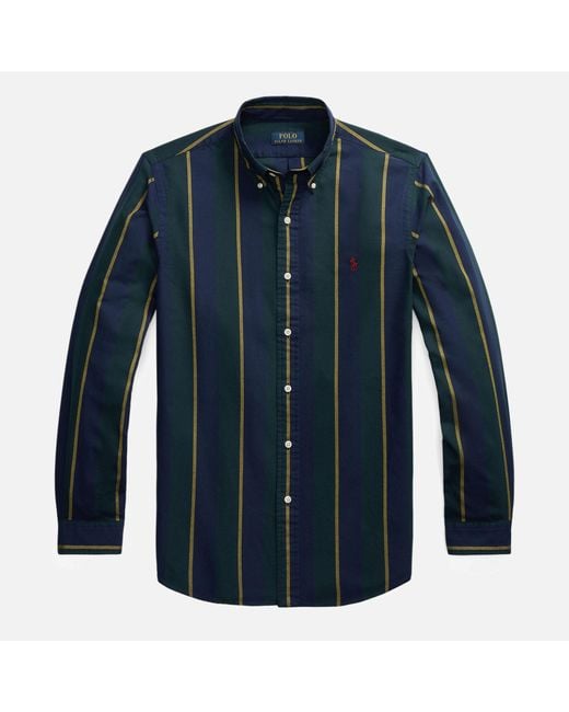 Polo Ralph Lauren Blue Oxford Cotton Classic-Fit Shirt for men