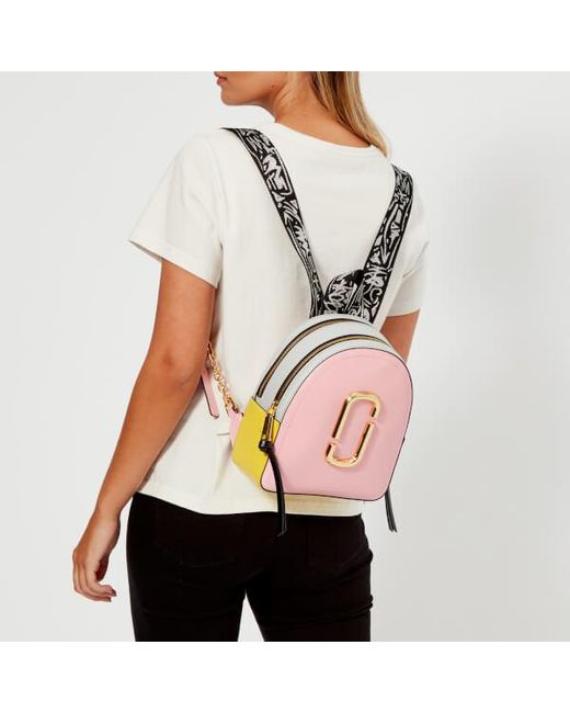 Marc Jacobs Pack Shot Leather Backpack