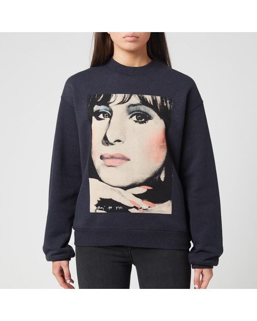 COACH Gray X Richard Bernstein Sweatshirt With Barbra Streisand
