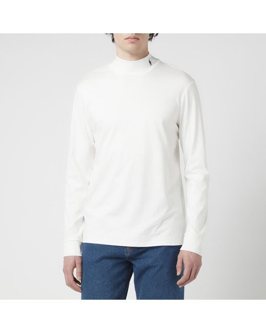 Polo Ralph Lauren Cotton Turtleneck Jumper in Cream (White) for Men - Lyst