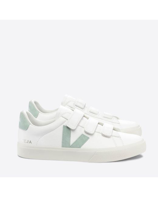 Veja White ’S Chrome Free Leather And Suede Trainers