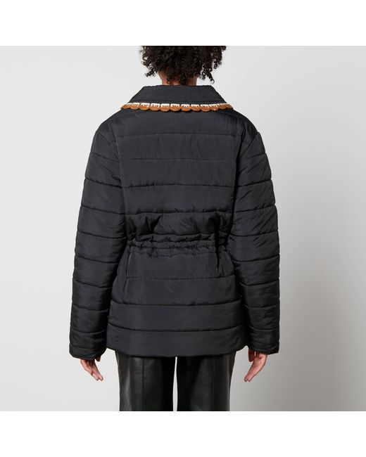 TACH Blossom Quilted Jacket in Black Lyst