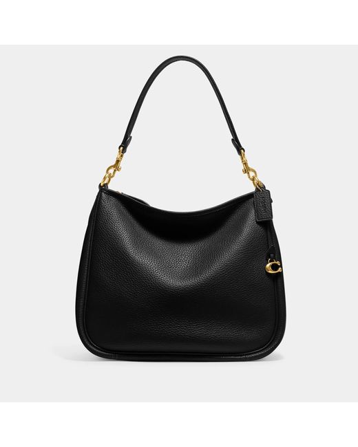 COACH Cary Textured-leather Tote Bag in Black | Lyst Canada