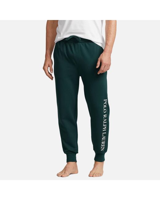 Polo Ralph Lauren Green Leg Logo Cotton-Blend Sweatpants for men
