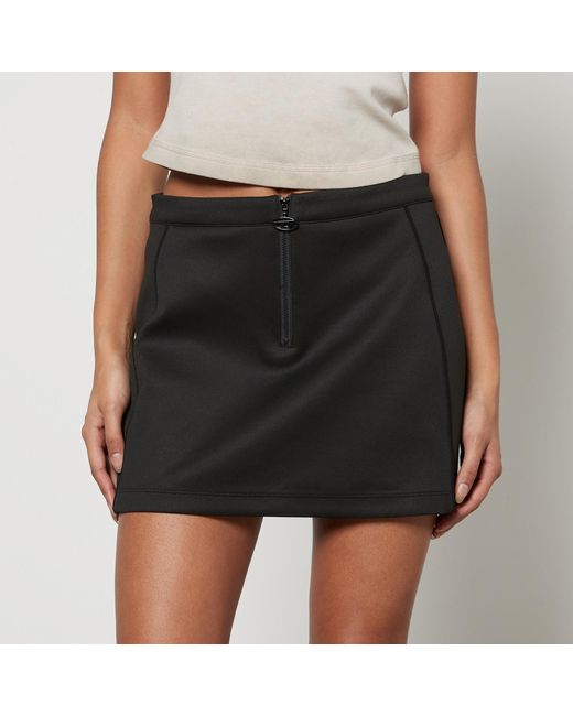 DIESEL Black O-Carole Stretch-Jersey Mini Skirt