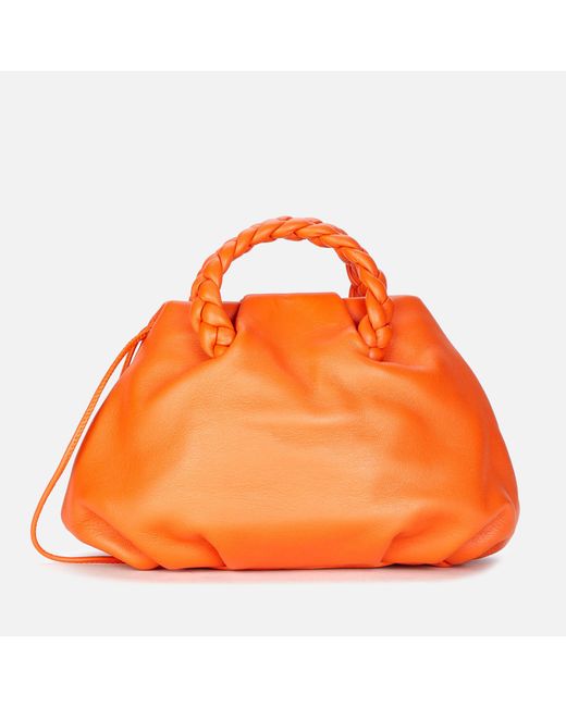 Hereu Leather Bombon Bag in Orange - Lyst