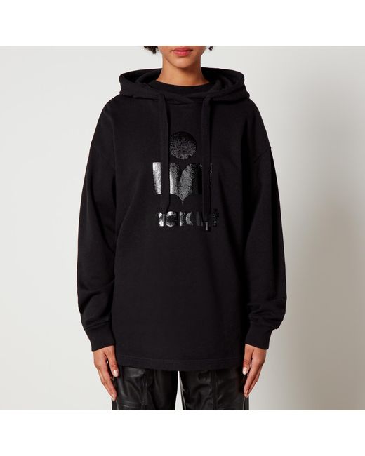 Isabel Marant Black Marly Cotton-Blend Jersey Hoodie