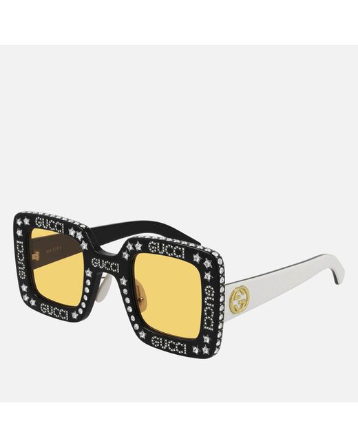 Gucci Black GG0780S 008 Women's Sunglasses