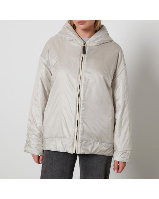 Max Mara The Cube Greenbox Hooded Quilted Shell Jacket