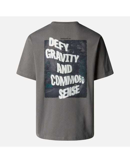 The North Face Gray Heritage Graphic Relaxed Cotton-Jersey T-Shirt for men