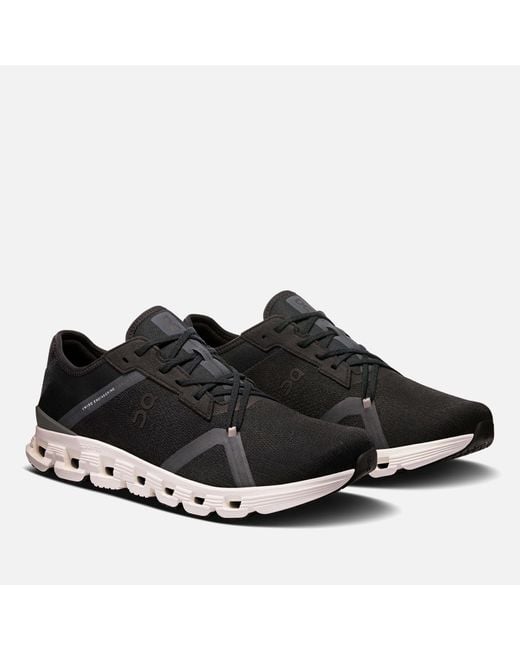 On Shoes Black Cloud X 4 Ad Mesh Trainers for men