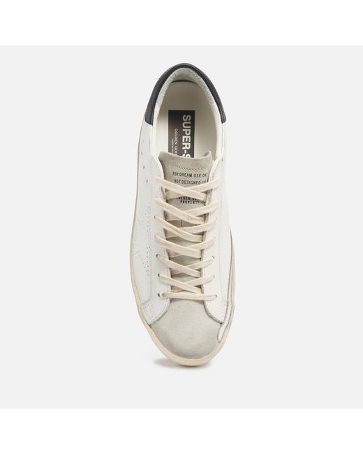 Golden Goose Deluxe Brand White Superstar Leather And Suede Trainers for men