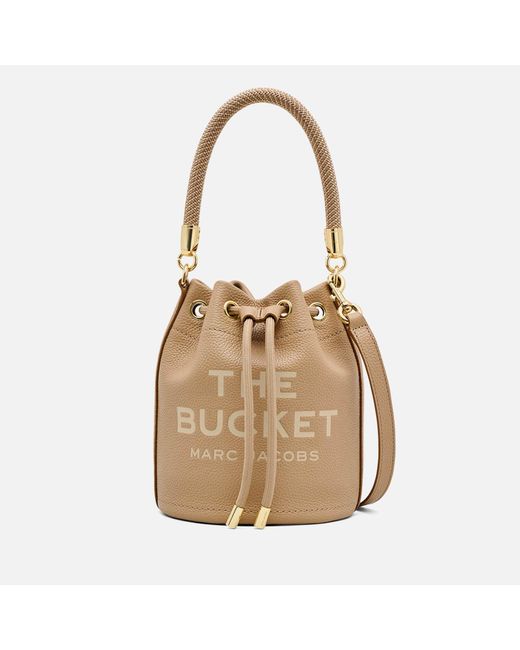 Marc Jacobs Natural The Bucket Grained Leather Bag