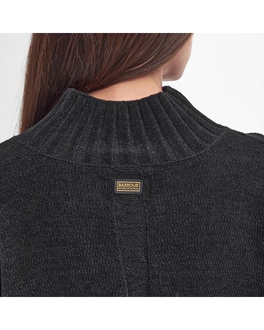 Barbour Black Milla Knitted Jumper