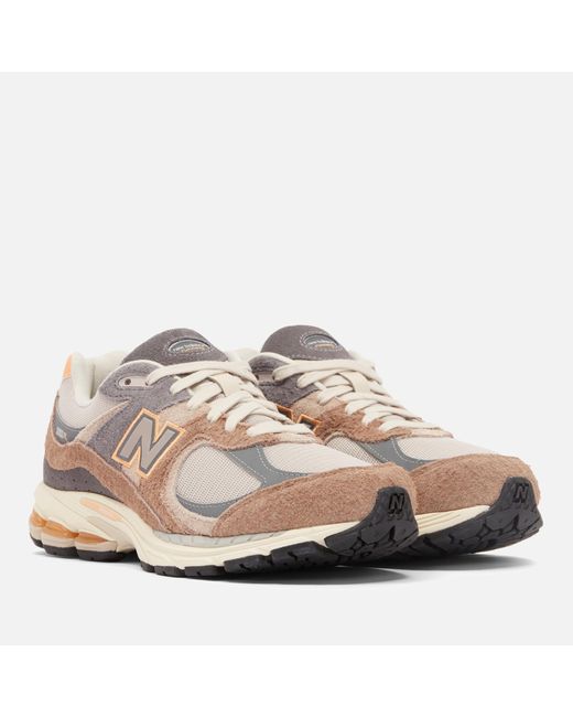 New Balance Pink 2002R Suede And Mesh Trainers for men