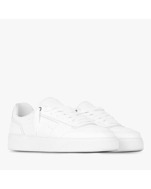 Represent White Initial Leather Trainers for men