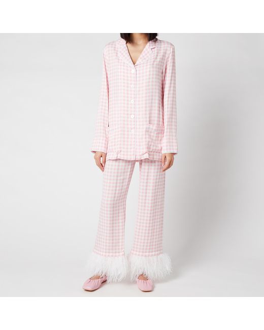 Sleeper Pink Party Pyjama Set With Feathers