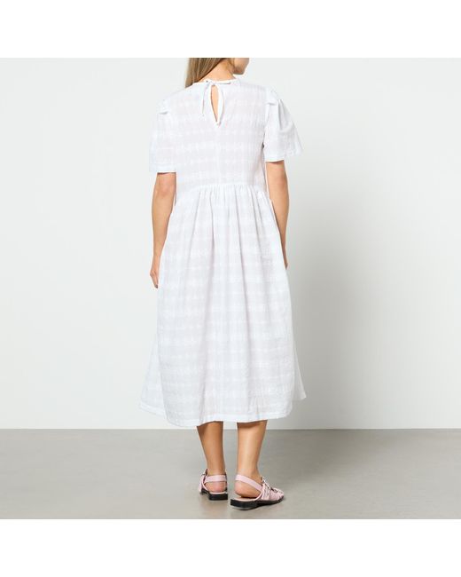 Toit Volant White Spring Garden 2.0 Cotton Dress