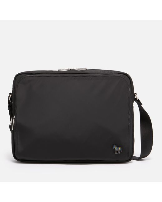 PS by Paul Smith Black Recycled Shell Messenger Bag for men