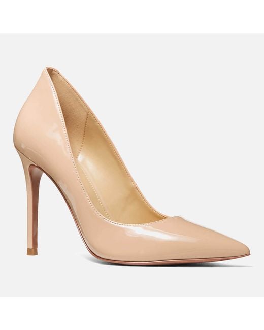 MICHAEL Michael Kors Natural Alina Patent Leather Court Shoes