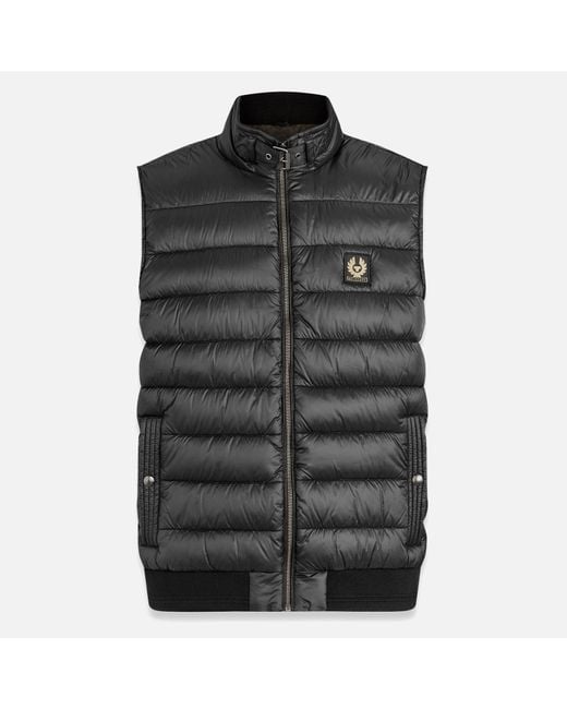 Belstaff Black Circuit Down-Filled Shell Gilet for men