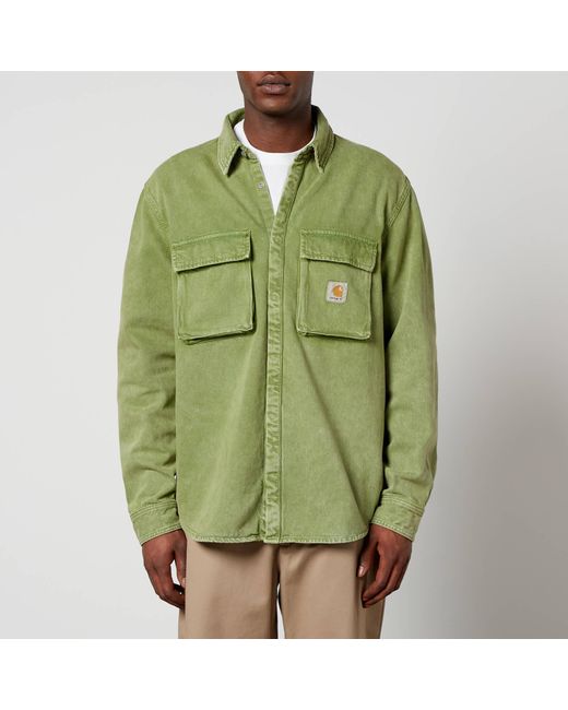 Carhartt WIP Carhartt Monterey Cotton Twill Shirt Jacket in Green for Men |  Lyst