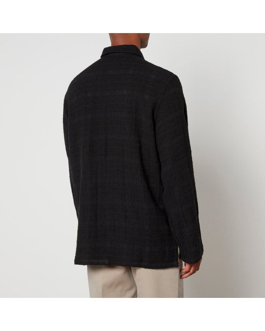 Our Legacy Black Haven Brushed Tweed Jacket for men