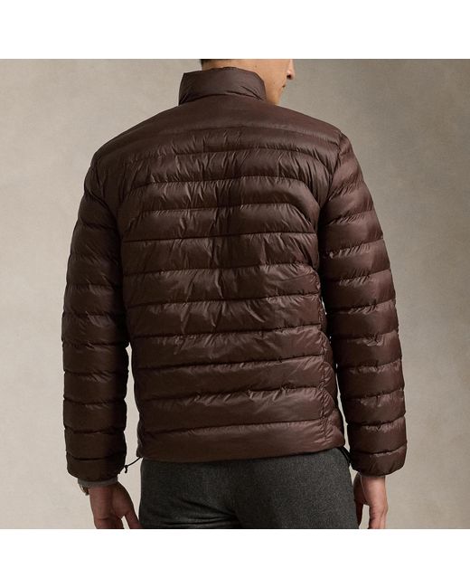 Polo Ralph Lauren Black Insulated Terra Quilted Nylon Padded Jacket for men