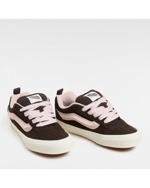 Vans Brown Knu Skool Suede Trainers