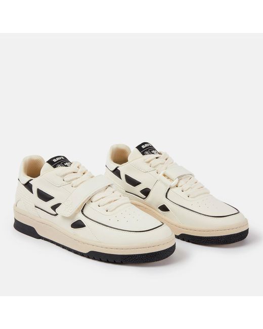 SAYE White M'92 Bold Vegan Leather Trainers for men