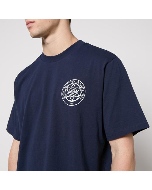 Museum of Peace & Quiet Blue Wellness Center Cotton-Jersey T-Shirt for men