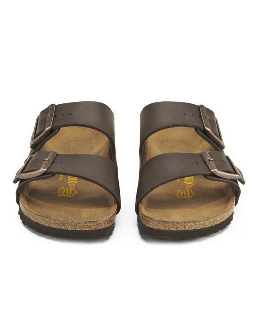 Lyst - Birkenstock Arizona Slim Fit Double Strap Sandals in Brown