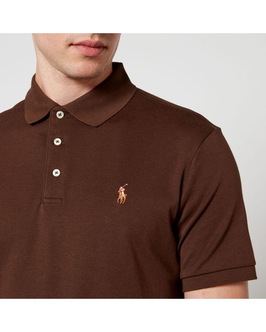 Polo Ralph Lauren Brown Polo Pony Short-sleeve Polo Shirt for men
