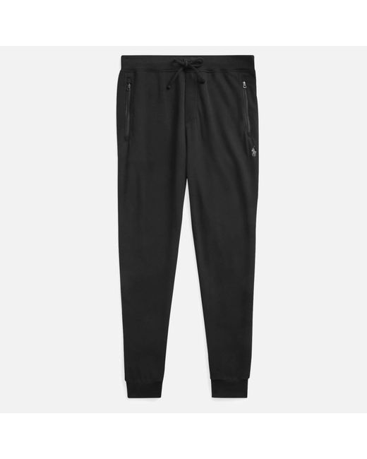 Polo Ralph Lauren Double Knit Joggers in Black for Men - Lyst