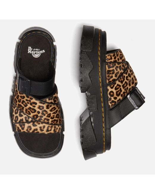 Dr. Martens Black Mattison Leather Sandals