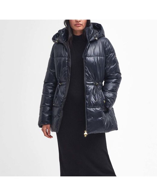 Barbour Blue Watkins Shell Puffer Jacket