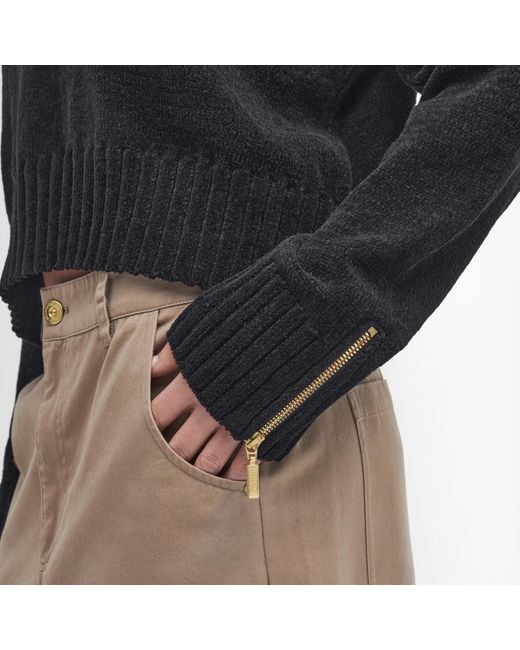 Barbour Black Milla Knitted Jumper