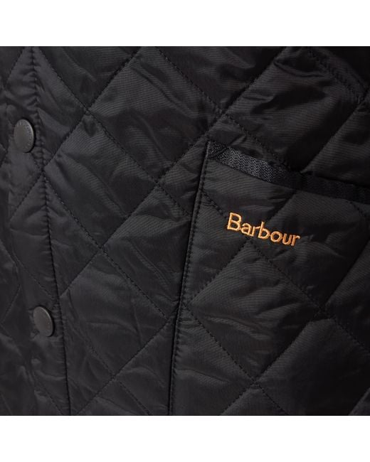 Barbour Black Heritage Liddesdale Quilted Shell Jacket for men