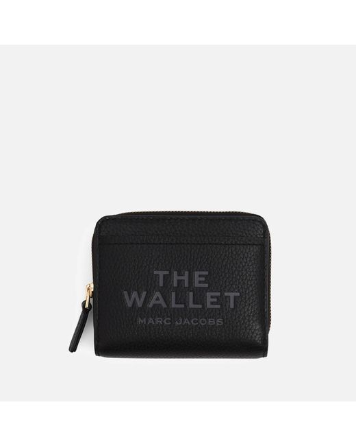 Marc Jacobs Black The Mini The Items Compact Leather Wallet