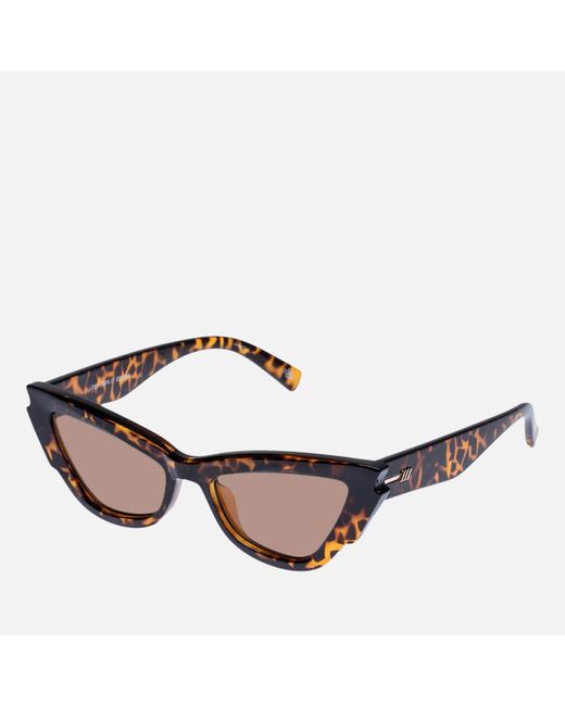 Le Specs Brown Lost Days Tritan Cat-eye Sunglasses