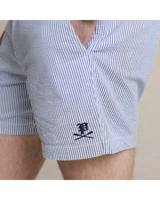 Polo Ralph Lauren Blue Prepster Cotton-seersucker Shorts for men