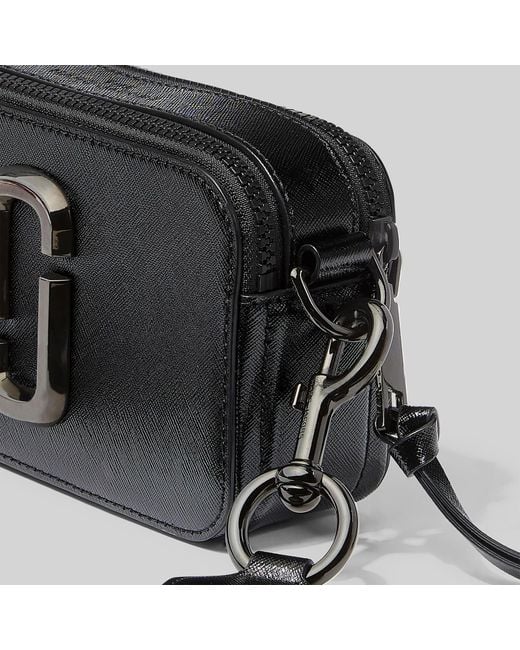 Marc Jacobs Black The Dtm Leather Snapshot Bag