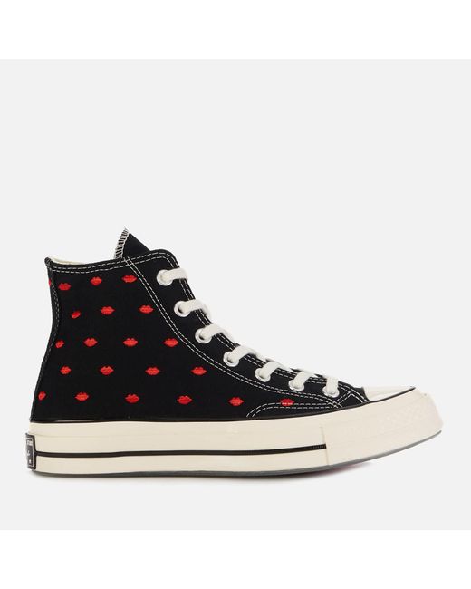 unisex converse chuck 70 love thread high top black