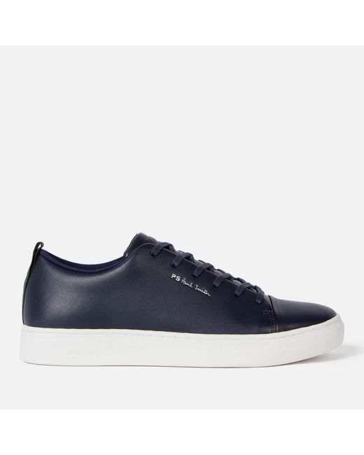 PS by Paul Smith Blue Lee Leather Trainers for men