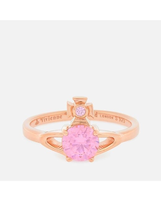 Vivienne Westwood Pink Reina Petite Ring