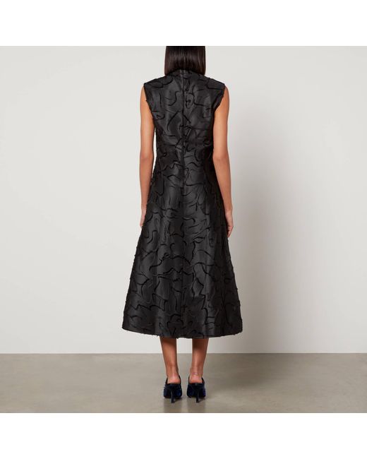 Stine Goya Black Jaxie Midi Dress