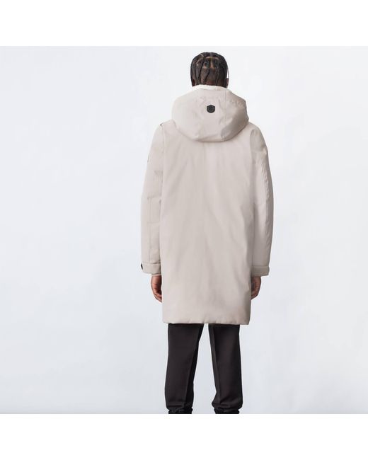 Mackage Natural Kason Long Hooded Coat for men