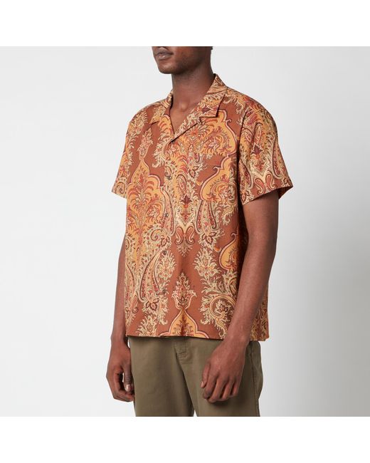 YMC Malick Paisley Short Sleeve Shirt 